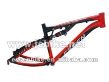 ESSEN red-black suspension mountain bicycle frame