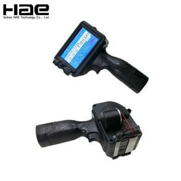 Industriële handheld inkjet markeersystemen Barcode-printer