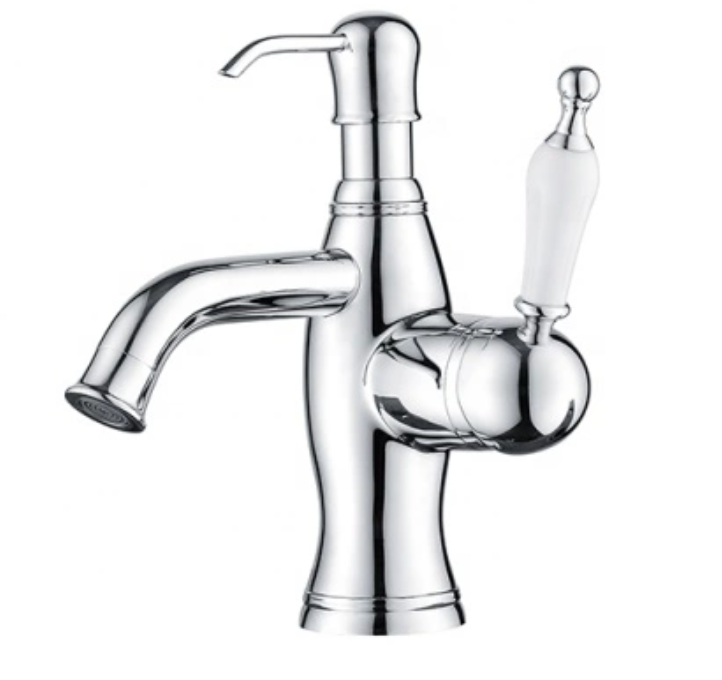 Brass Basin Faucet with Soap Dispenser