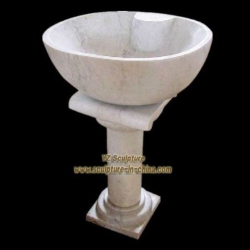 Marble Sink Pedestals and Basins (SNK031)