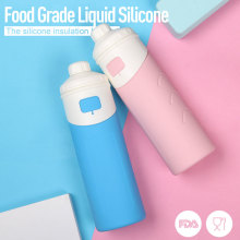 Cold insulate silicone water bottles | Thermal flask