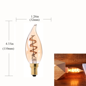 120v 7w yakatenderera yakatungamira Bulb Chiedza