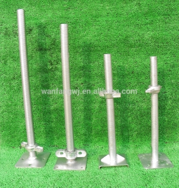 Scaffolding adjustable screw jack base