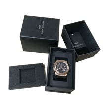 Luxury texture paper watch box with custom LOGO