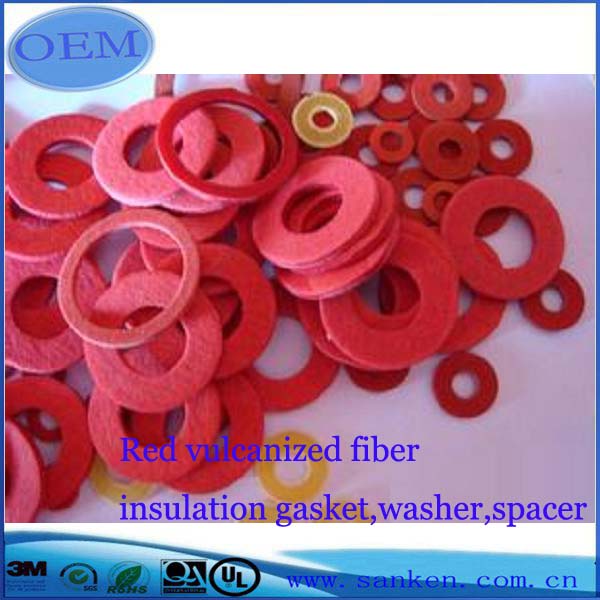 red vulcanized fiber insulation gasket,washer,spacer (3)