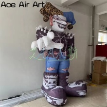 Inflatable Halloween Monster: Jackson Clown Man Air Blow Up Decoration