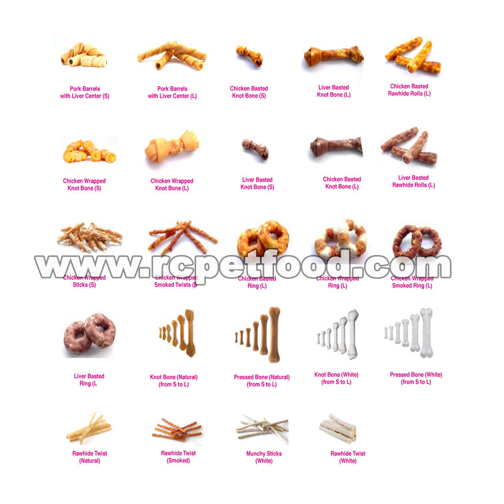 rawhide snacks and chews