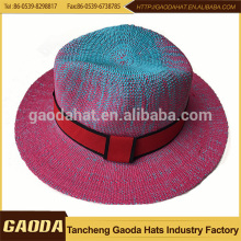 machine woven promotional panama hats
