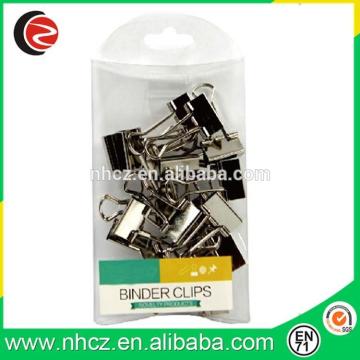 25mm silver binder clips in pvc box