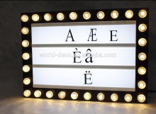 Hot-sale LED letter light box A3-A5 acrylic base