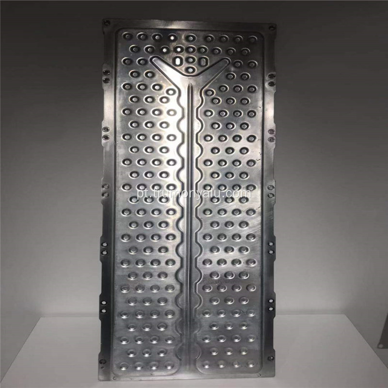 exemplo de design de placa de resfriamento de água de alumínio