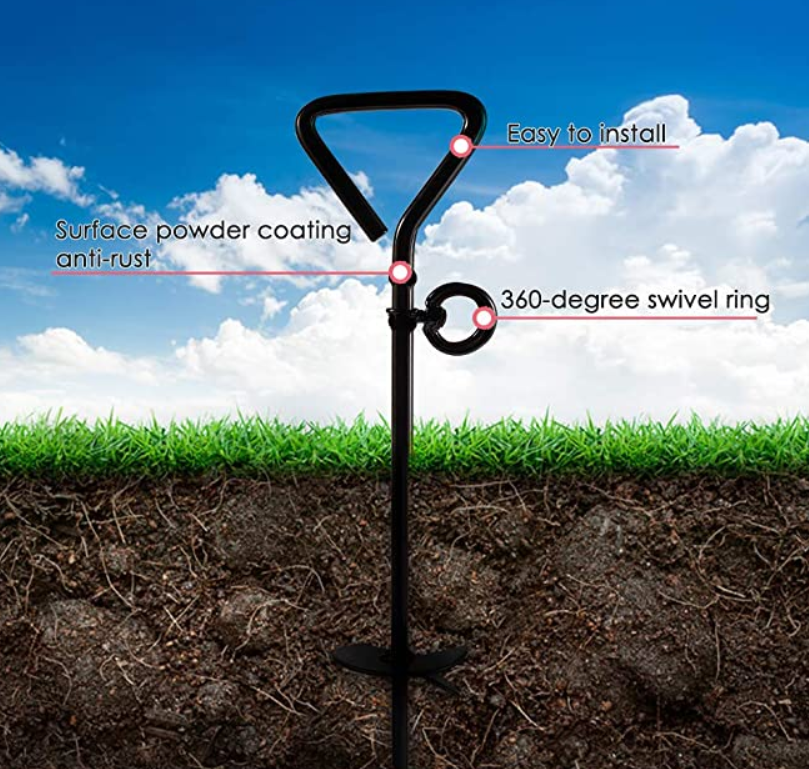 Ancla de patio de perros Dog Yard Anchor