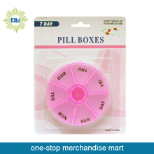 7 day plastic pill box