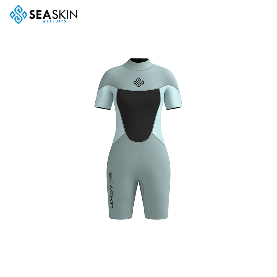 Seaskin 3mm Neoprene Eco-Refamily Shorty Wetsuit for Women