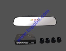 Mirror LED Display with Parking Sensor