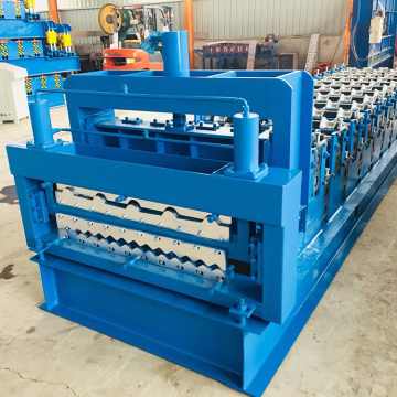 Glazed tile IBR double layer roll forming machine