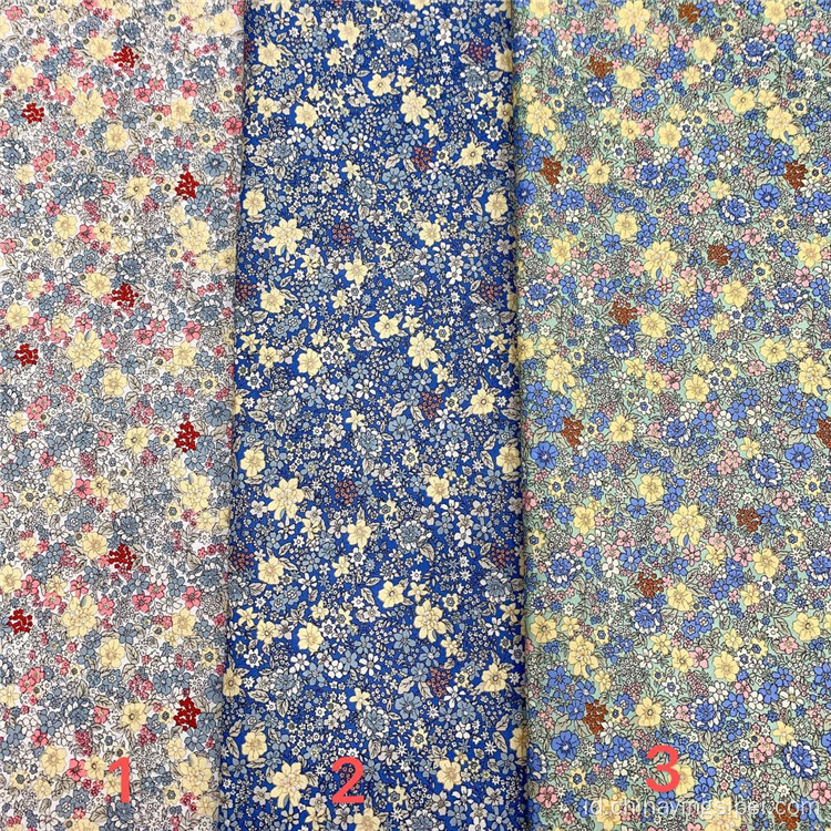 Stocklot gaya baru Cotton Poplin Digital Printed Fabric