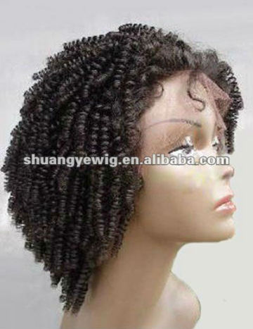 afro kinky human hair wig