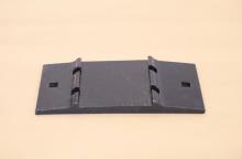 Cast iron rail tie plate