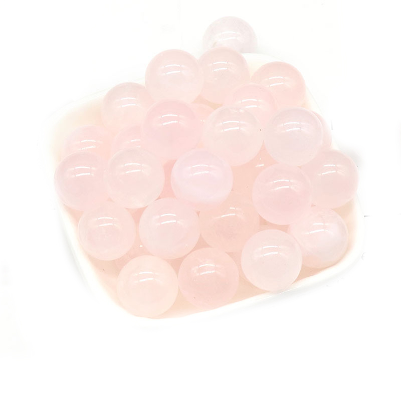 Rose Quartz 8 mm Boules de pierre Décoration des perles de cristal rondes