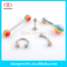 Polyresin Rainbow Gay Pride Body Jewelry