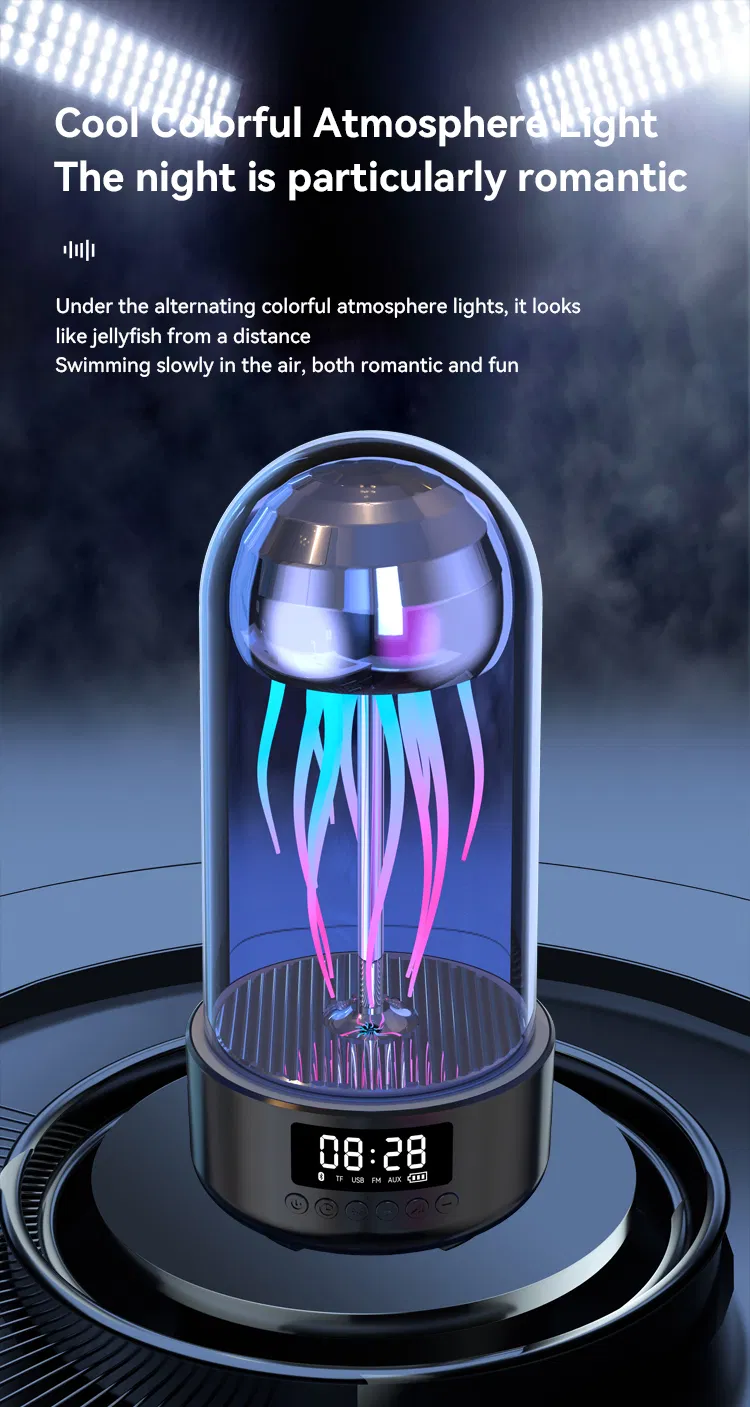 Intelligent Wireless Bluetooth Speaker, Colorful Breathing Light, Portable Intelligent