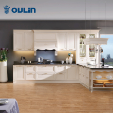 European kitchen cabinets white solid wood storage cabinets kitchen storage