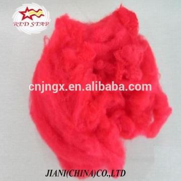 red polyester staple fiber colored polyester staple fiber