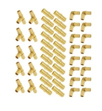 1/2 Inch Crimp Tee Brass Plumbing Fitting PEX Pipe elbow