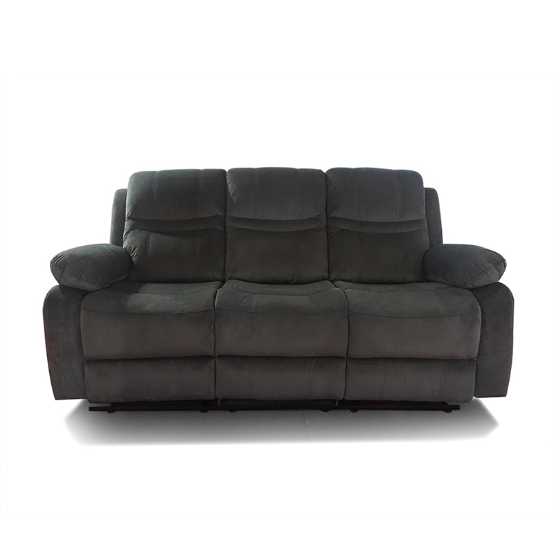 Fabric Reclining Sofa and Loveseat