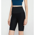 Short de yoga pour femme en spandex au genou