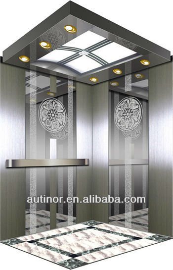 high-quality mirror etching passenger elevator