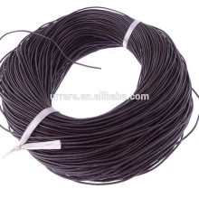 Dark Brown Color True Leather Cord For Leather Necklace