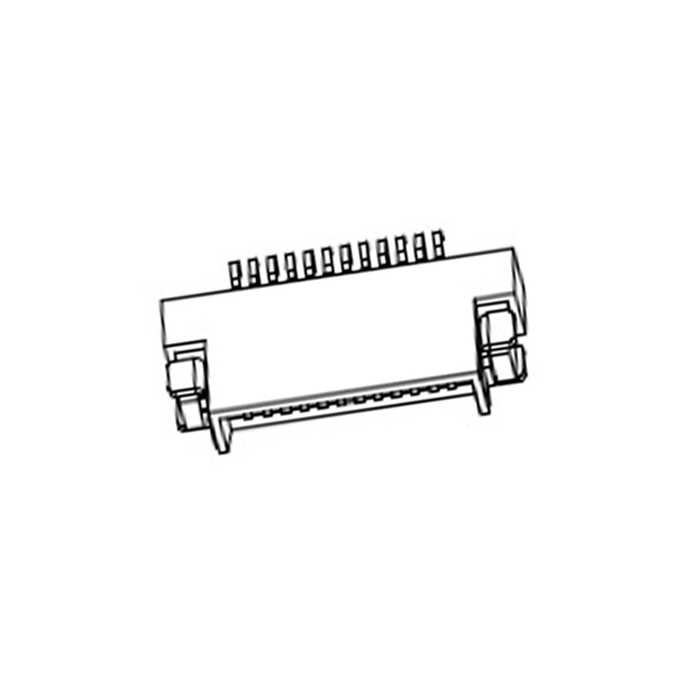 FPC mit 0,5 mm Rastermaß, LVDS-Typ, mit ZIF-SMT-Typ