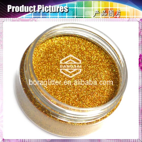 Hot Selling holographic gold dust ultra fine glitter powder