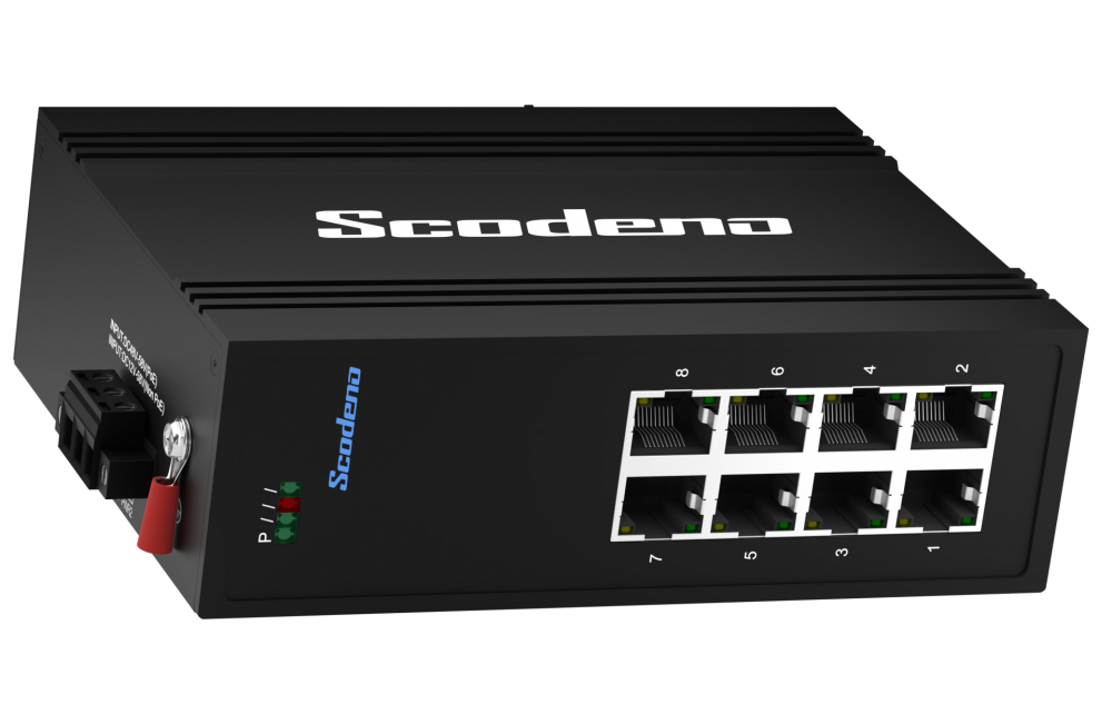 IP40 DIN-RAIL 100Mbit / s Industrial 8 Ports Poe Switch