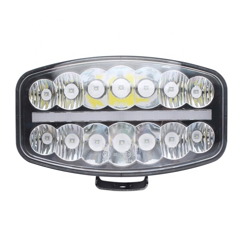 Oval led driving light with amber position light