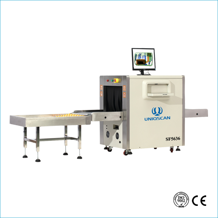 Dual Energy X Ray Security Baggage Scanner Airport Baggage Scanner  SF5636 X Ray Security Screening System