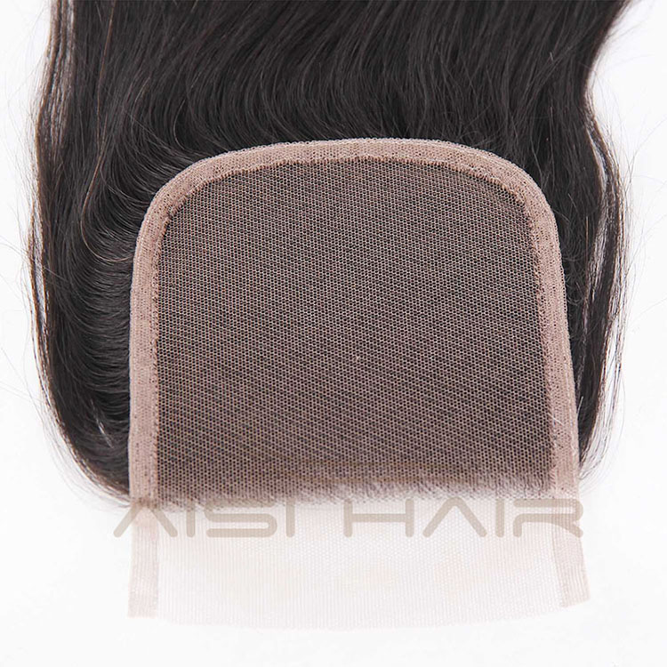 Aisi Hair Top Quality Long Body Wave 4X4 Lace Closure ,  Indian Hair Extension