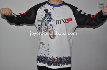 custom sublimation printing motocross jersey