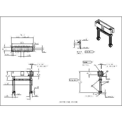 BHDS05 2.54mm Box Header 180°H=9.0 Add Housing