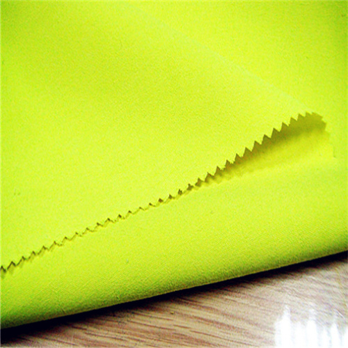 Tessuto in twill di cotone poliestere fluorescente