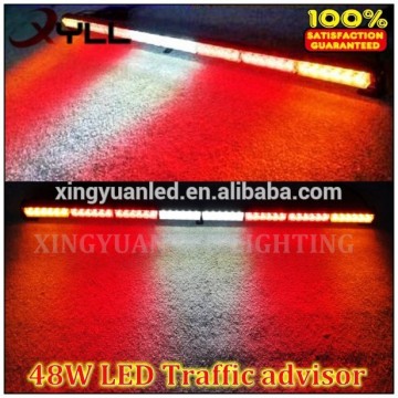 48 LED flash light bar, traffic advisor light rear light bar 48 watt