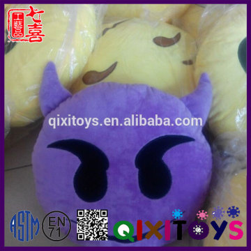 Hot sell wholesale best saleing cheap round pillow emoji