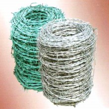 Hot dipped Galvanized  PVC  PE Coated Barbed Wire manufacturer