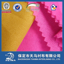 colorful woven fusing interlining fabric for lady's wear