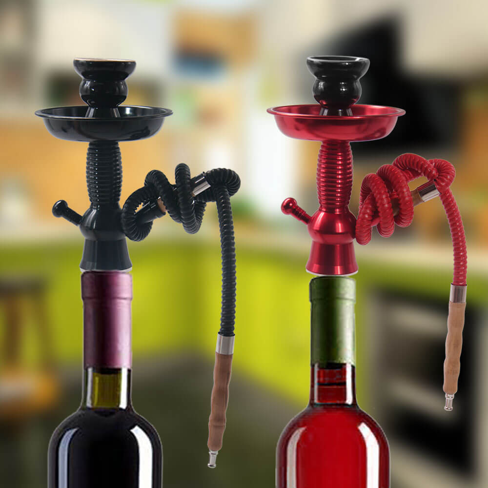 Hooka Shisha Wine Bottle Tool Make Your Own Hookah Set Accessories Complete Set With Bowl And Hose