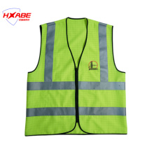 Anti-static reflective vest for construction site