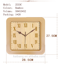 quartz clock, with good quality, best price ABS plastic square clock