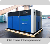 Germany GHH Air End Single Stage Oil Free Screw Compressor